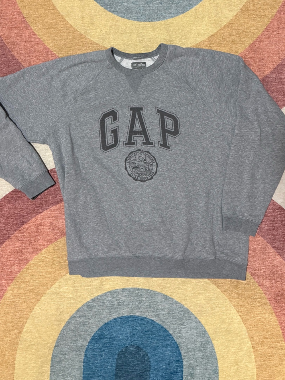 GAP Gray Crewneck Sweatshirt with Sesame Street Logo